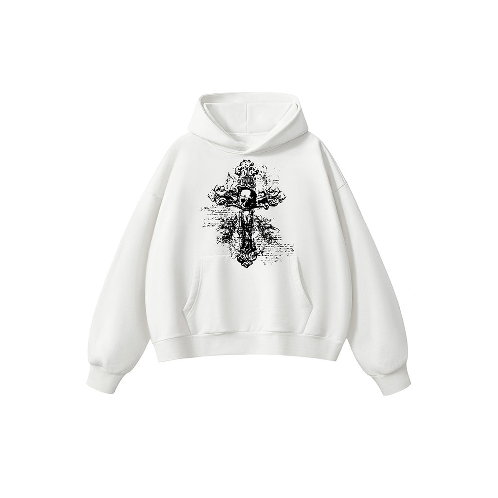 Black Cross Hoodie