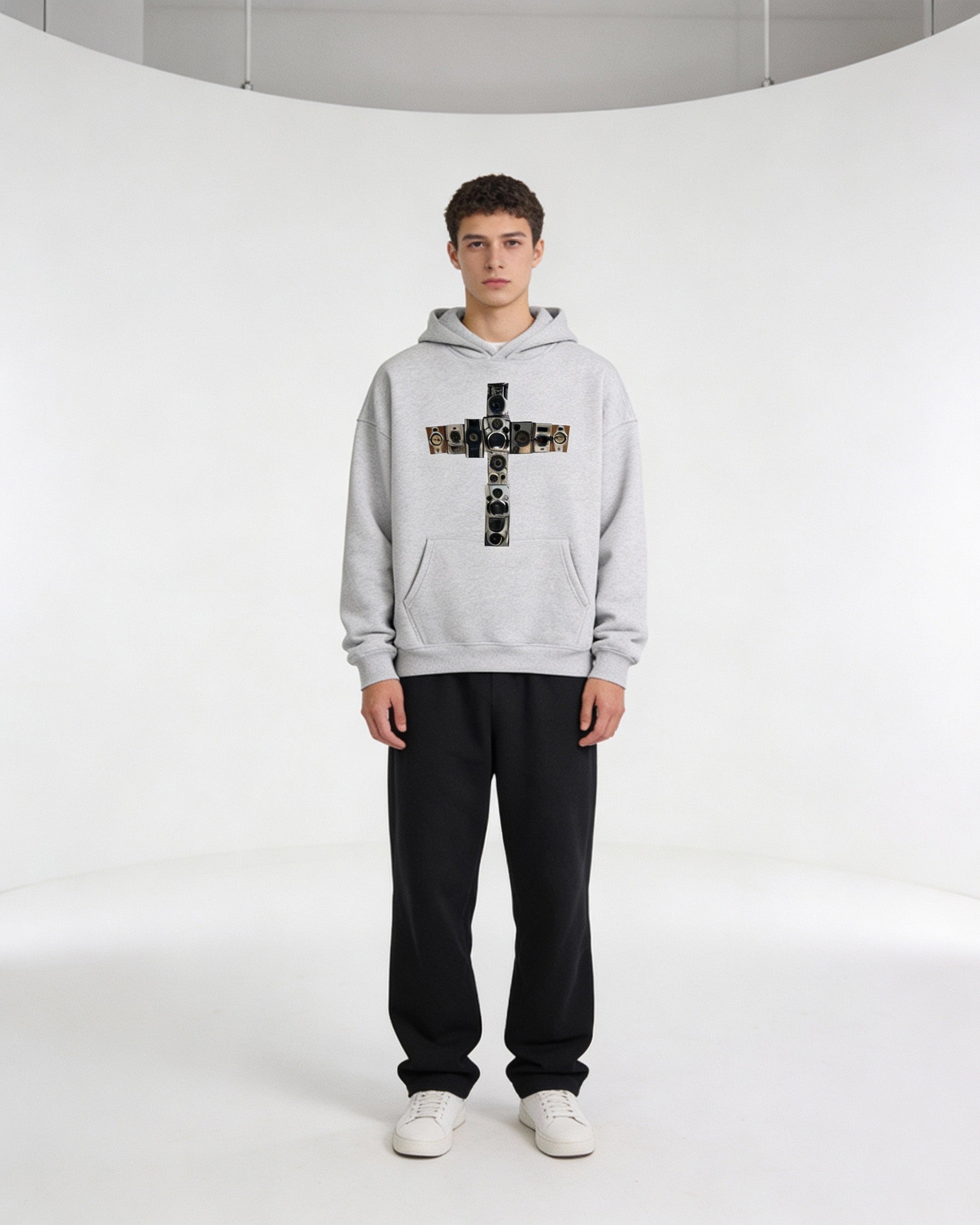 Speakers Cross Hoodie