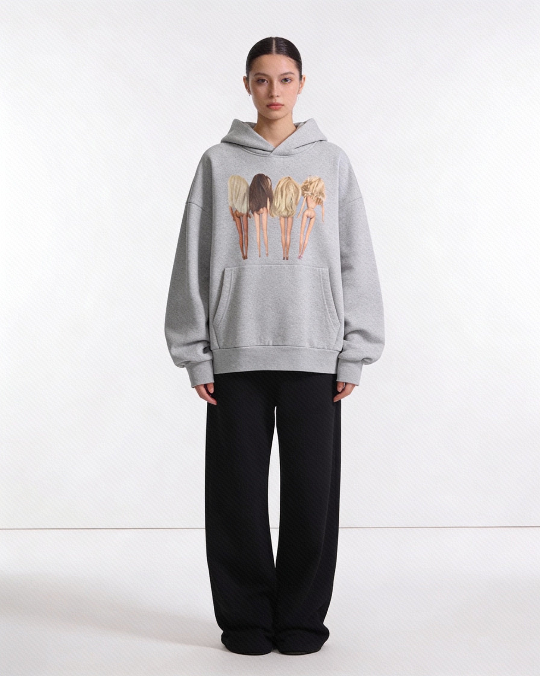 Barbie Grey Hoodie