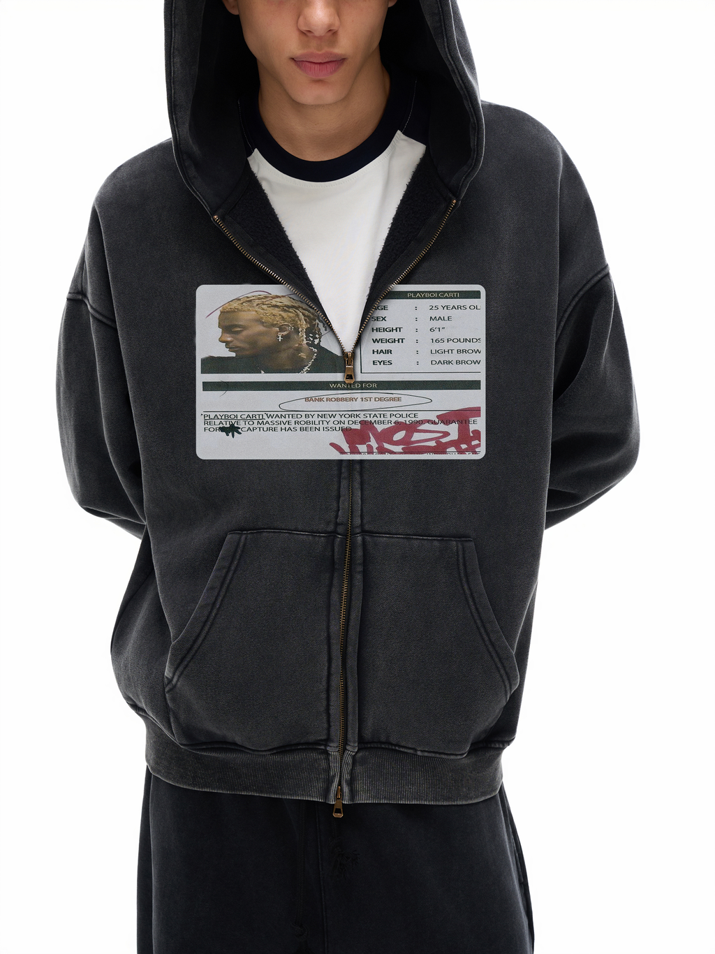 Carti ID Zip Hoodie